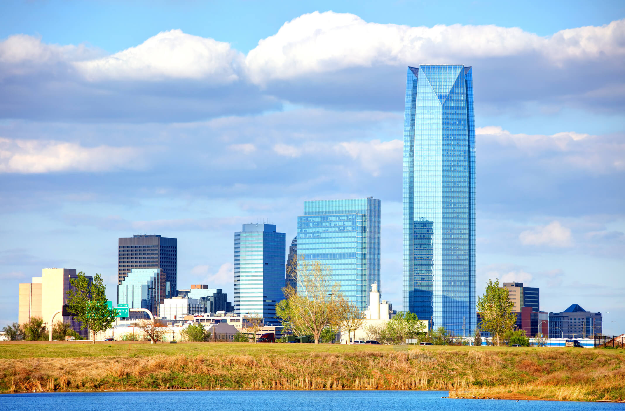 Oklahoma City skyline, daytime