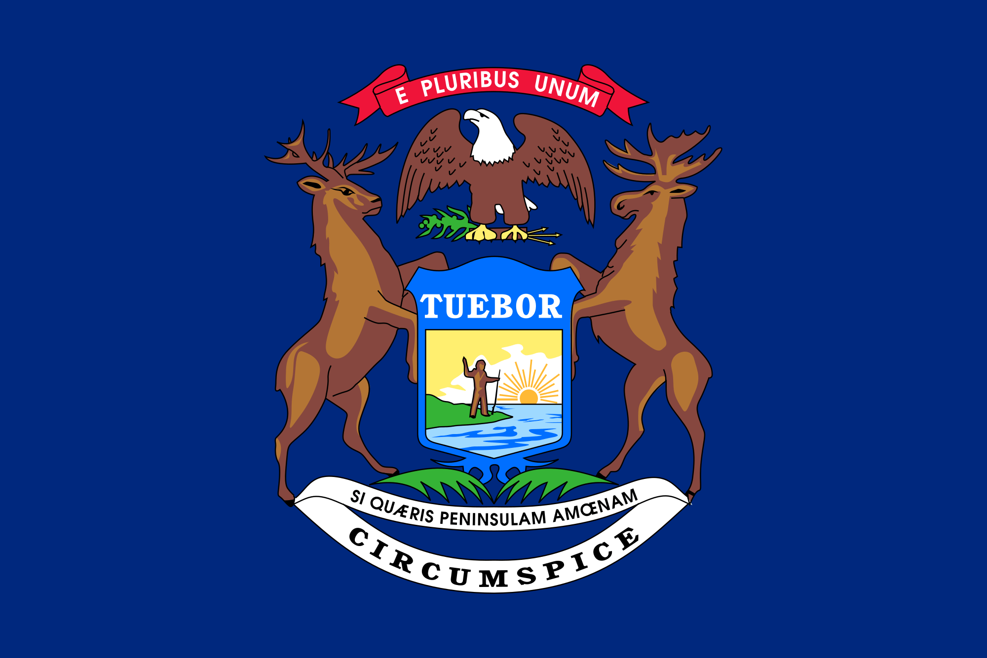 State Flag of Michigan