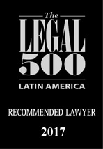 Legal 500 Latin America Recommended Lawyer